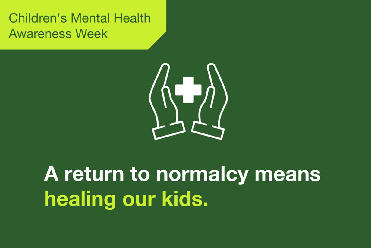 A return to normalcy means healing our kids.