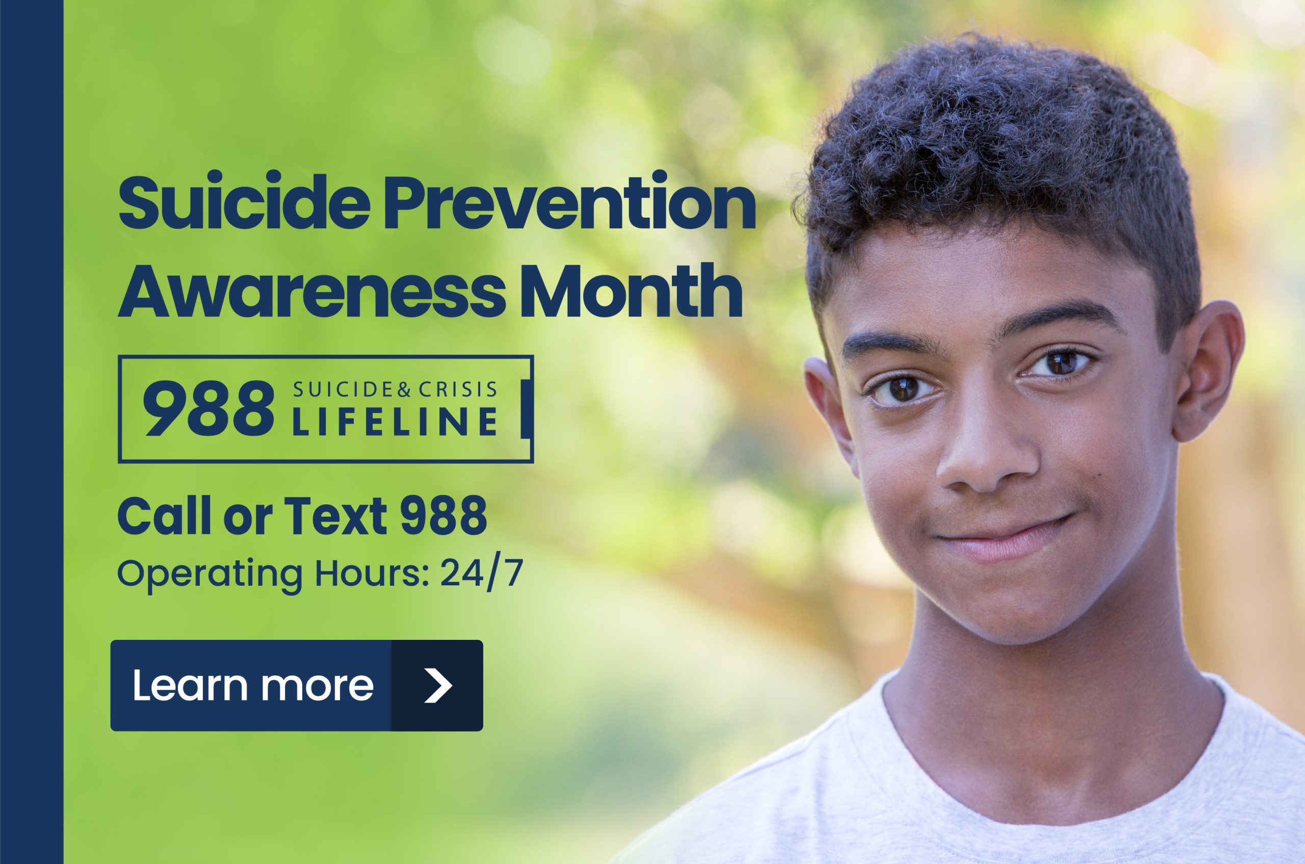 Suicide Prevention Awareness Month 988 Suicide and Crisis Lifeline
