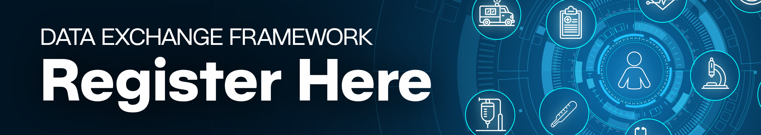 Data Exchange Framework registration button