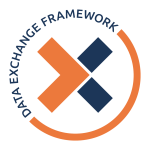 Data Exchange Framework logo of an X